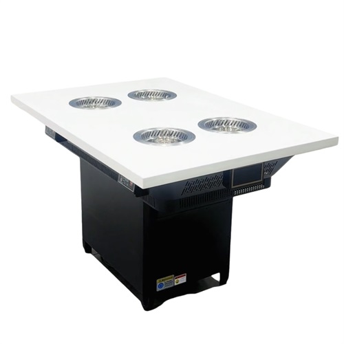 火鍋店（diàn）無煙淨化大理（lǐ）石一人一（yī）鍋小火鍋（guō）桌