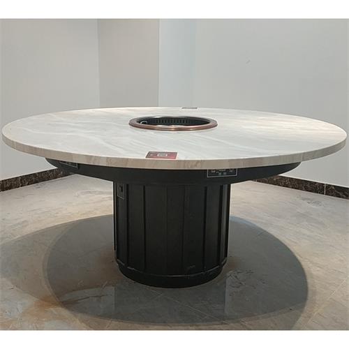 包廂地排風無煙火鍋桌_下排（pái）風無煙火鍋餐桌