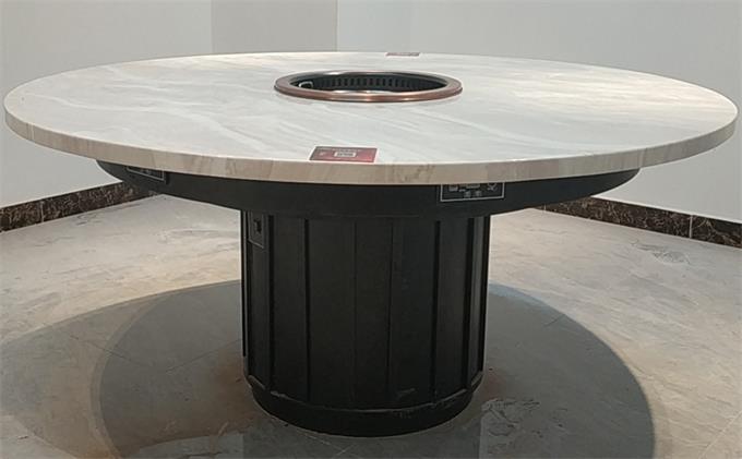 包廂地排風無煙火鍋桌（zhuō）_下排風無（wú）煙火鍋餐桌（zhuō）