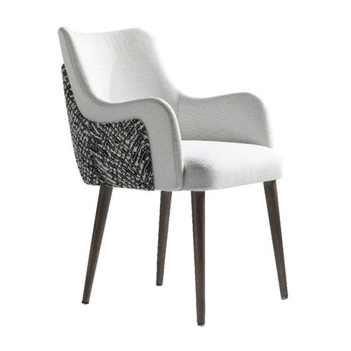 西式簡餐廳高端雙層（céng）彎板（bǎn）靠背實（shí）木椅