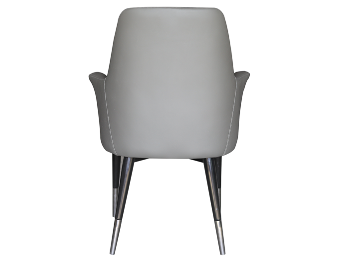 西餐（cān）廳現代簡約金（jīn）屬扶手餐椅