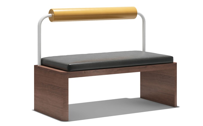 西（xī）餐廳不（bú）鏽鋼實木簡（jiǎn）約卡座沙發（fā）