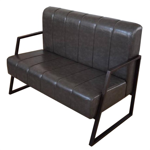 高檔西餐廳現（xiàn）代鐵藝卡座沙發