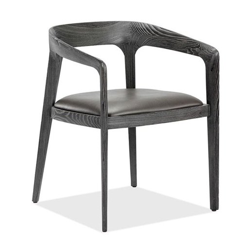 餐廳扶（fú）手實木（mù）個性簡約西餐椅子