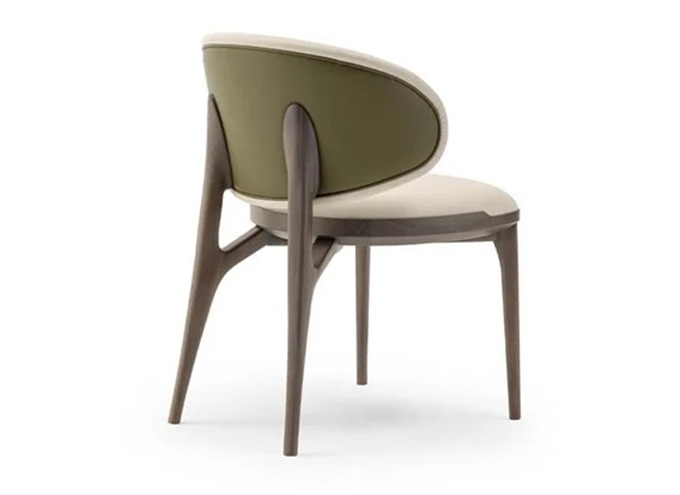 北歐現代簡約（yuē）實木軟包西餐椅