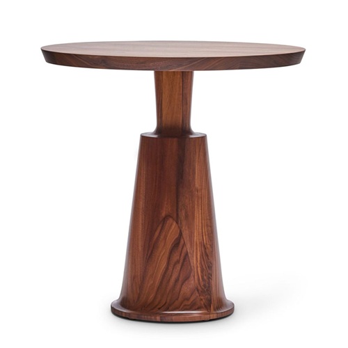 北歐西餐廳古典（diǎn）全實木（mù）圓形小餐桌