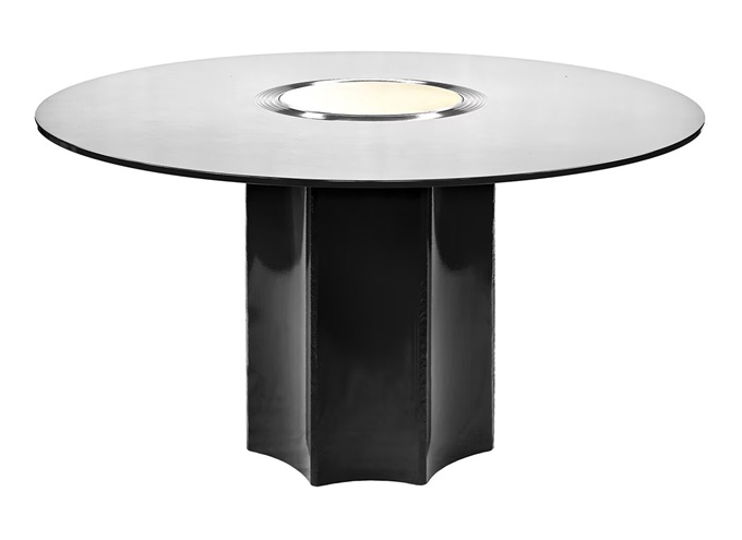 意式餐廳（tīng）現代時尚實木西餐桌