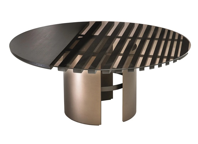 美式西餐廳古典實木（mù）不鏽鋼桌子