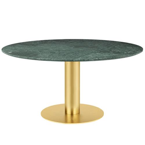 北歐高檔西餐廳桌椅_酒店會所大理石不鏽鋼圓形餐桌