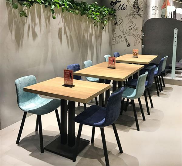 網紅店奶（nǎi）茶店快（kuài）餐（cān）店西餐廳實木桌（zhuō）椅