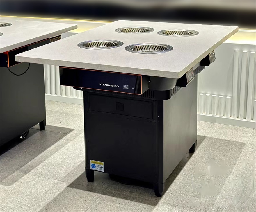 自助火鍋餐廳4人位一人一（yī）鍋無煙淨小火鍋桌