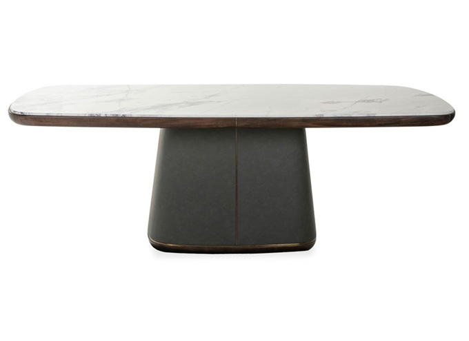 新中式湘菜（cài）館（guǎn）時尚（shàng）岩板（bǎn）餐廳（tīng）桌子