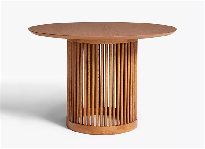 湘菜館中餐廳新中式簡樸（pǔ）實木餐桌