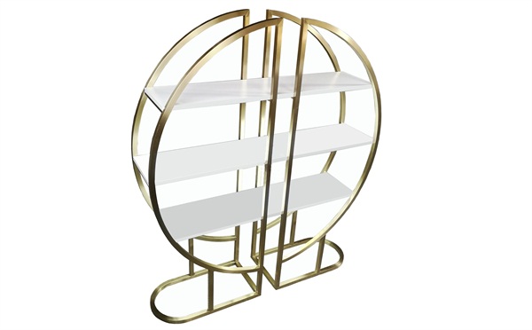 現代簡約不鏽鋼精品展示（shì）櫃_不（bú）鏽鋼展示（shì）櫃加工廠