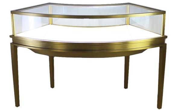 珠寶弧形不鏽鋼珠寶展櫃_卡地亞珠寶展示櫃