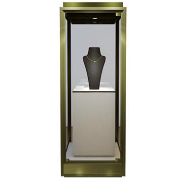 高端立式珠寶（bǎo）首飾展櫃_不鏽鋼展櫃廠家