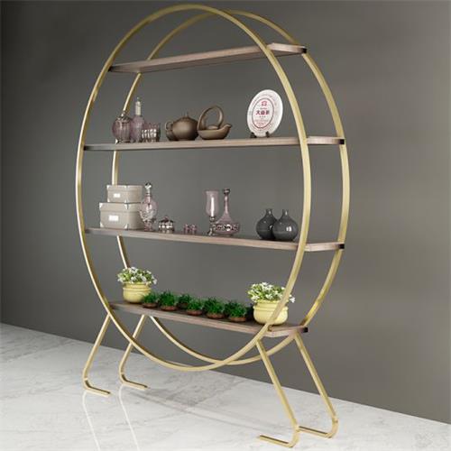 古董店（diàn）飾品店輕（qīng）奢不鏽鋼展示架