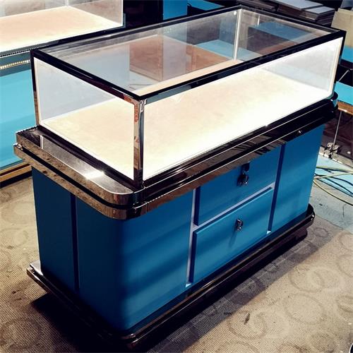 高端腕表珠寶不鏽鋼展櫃_高檔首飾展示櫃