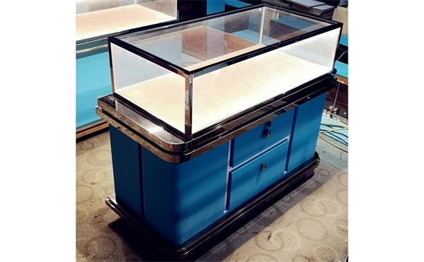 高端腕表珠寶不鏽鋼展櫃_高檔首飾展示櫃