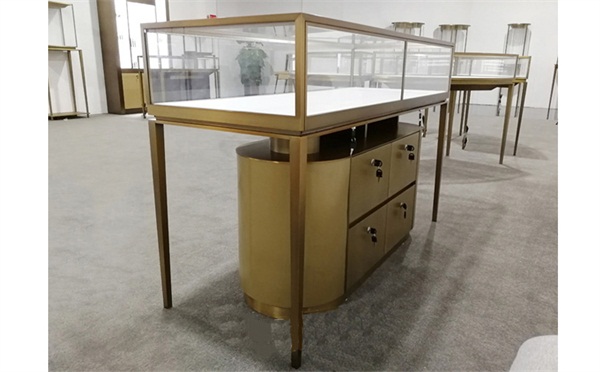 奢侈品不鏽鋼珠寶展櫃_鑽石珠寶展示櫃（guì）