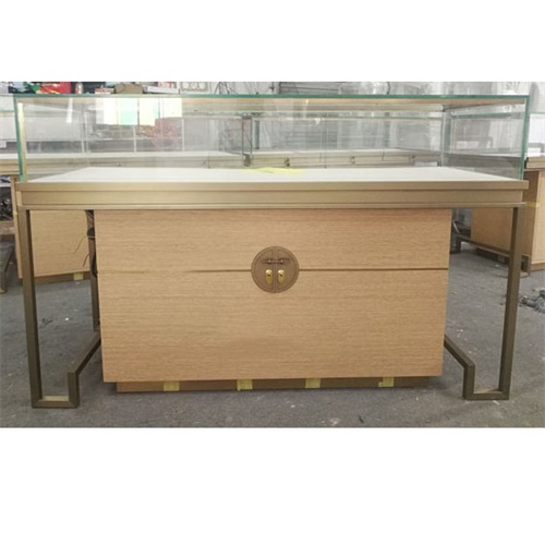 玉石不鏽鋼展示（shì）櫃_翡（fěi）翠玉石珠寶玻璃櫃台