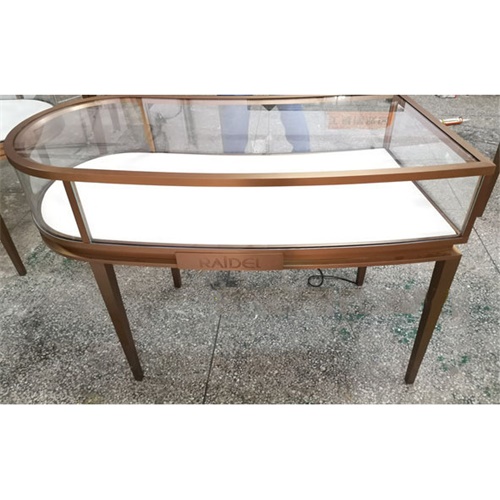 高級珠寶翡翠展櫃（guì）_不鏽鋼玻璃銀飾品展示櫃