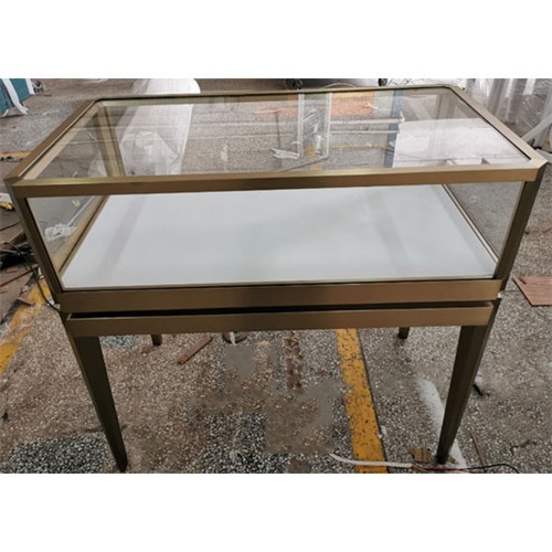 金銀首（shǒu）飾玻（bō）璃展（zhǎn）示櫃_銀飾品高檔不鏽鋼展示櫃