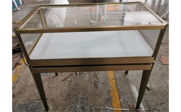 金銀首飾玻璃展示櫃_銀飾品高檔不鏽鋼展示櫃