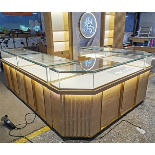 不（bú）鏽鋼翡翠玉（yù）石（shí）珠（zhū）寶櫃台_珠寶翡翠（cuì）高檔玻璃展櫃