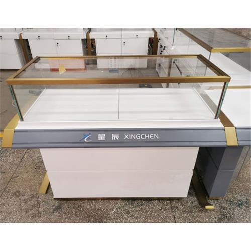 珠寶玻璃櫃台展示（shì）櫃_翡翠（cuì）玻璃貨櫃展示櫃