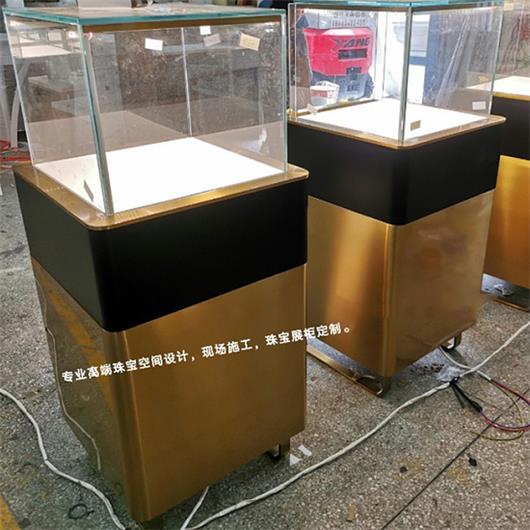 珠寶玉器（qì）翡翠（cuì）店高端不鏽鋼玻璃展示櫃