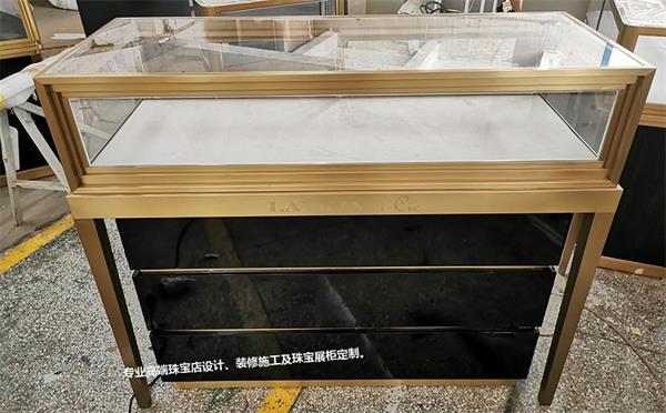 高端飾品展示櫃_不鏽鋼玻璃飾品櫃台展示櫃