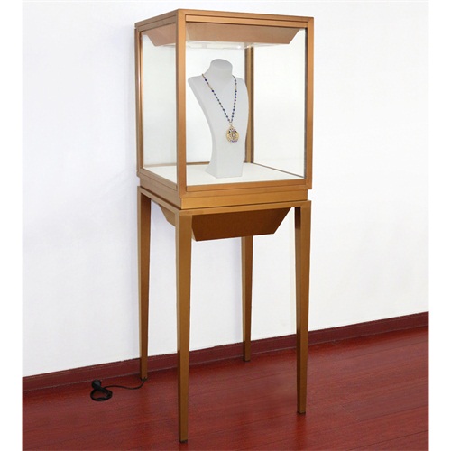 現代鈦金不鏽鋼玻璃（lí）展示櫃_不鏽（xiù）鋼（gāng）展櫃廠家（jiā）