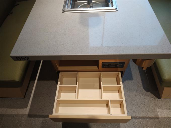 海底撈火鍋桌（zhuō）抽屜展示