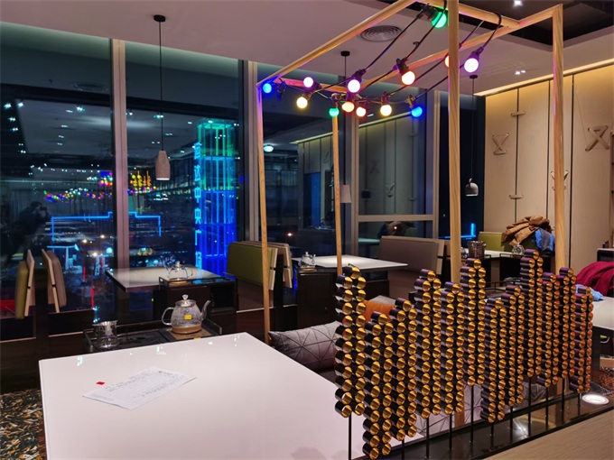 稻香餐廳天（tiān）然大理石（shí）餐桌