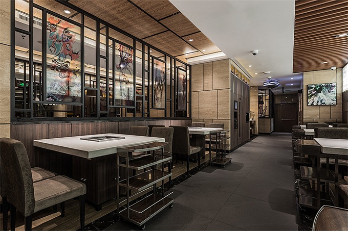 火（huǒ）鍋店（diàn）現代簡約風格空間裝修設計（jì）