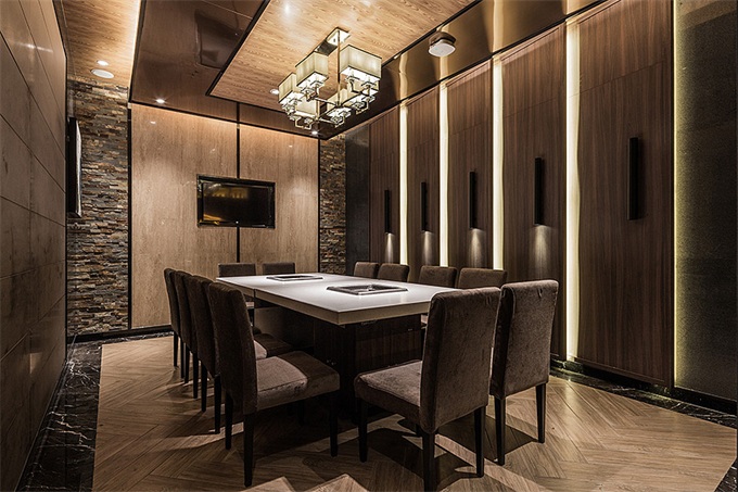 火鍋店現代簡約風格空間裝修（xiū）設計
