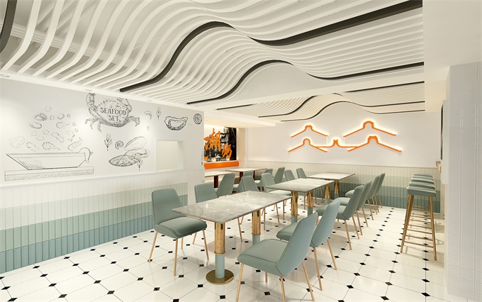 餐飲店（diàn）設計效果圖（tú）