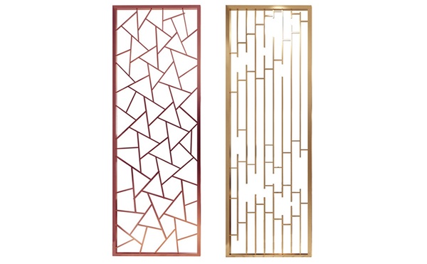 不（bú）鏽鋼屏風隔斷