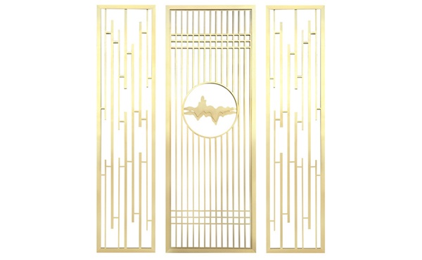 新中式不鏽鋼屏風