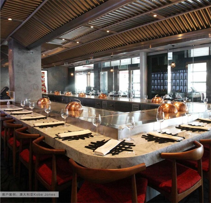 法式鐵板（bǎn）燒（shāo）餐廳鐵板燒餐台