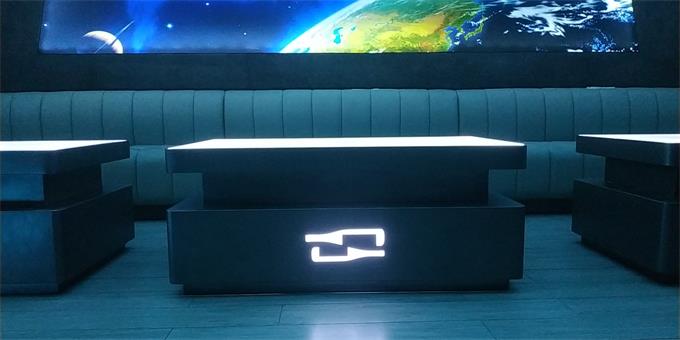 清吧不鏽鋼茶幾沙發