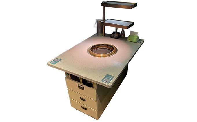 無煙淨化碳烤烤肉桌