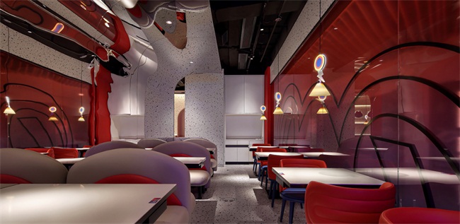 深圳蛙來噠炭燒牛（niú）蛙餐廳家具定做