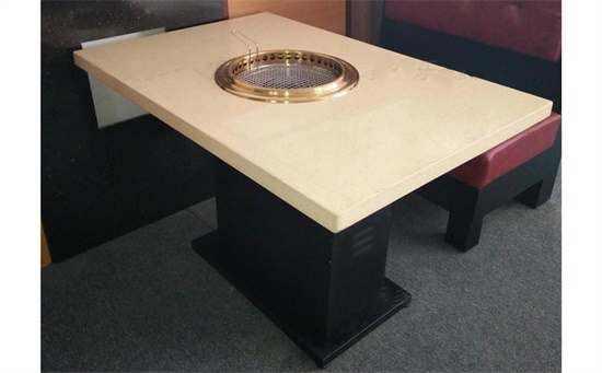 燒烤店用（yòng）室內燒烤桌子