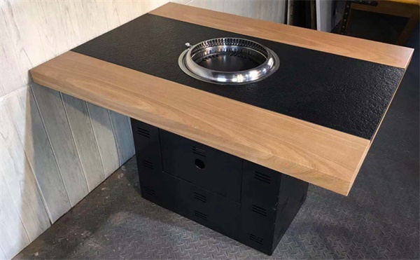 韓式烤肉店無（wú）煙燒烤桌子