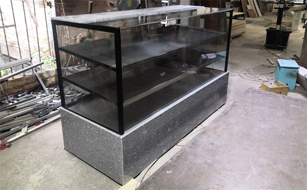 蛋糕玻璃（lí）櫃台展示櫃