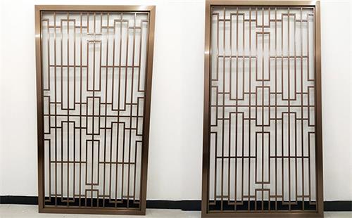 現代風網格不鏽（xiù）鋼屏風（fēng）