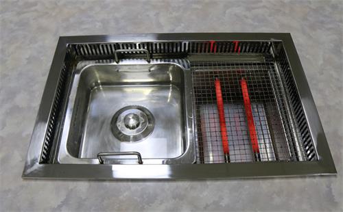 304不鏽鋼烤涮一體烤爐