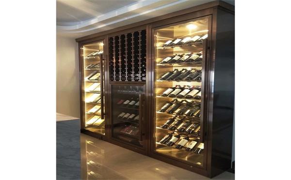 別墅不鏽鋼紅酒櫃